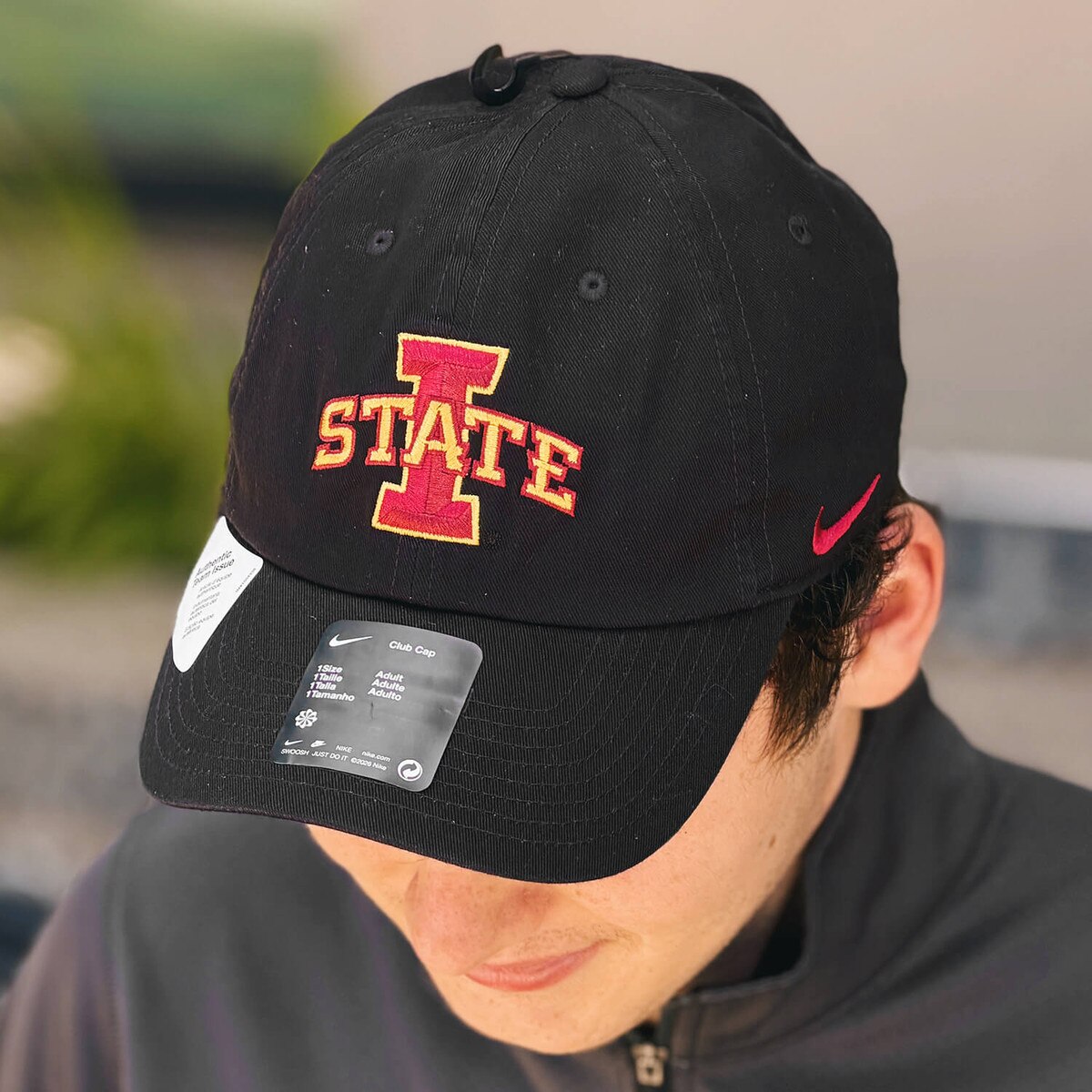 Nike I-State Fanwear 26 Black Unstructured Club Hat